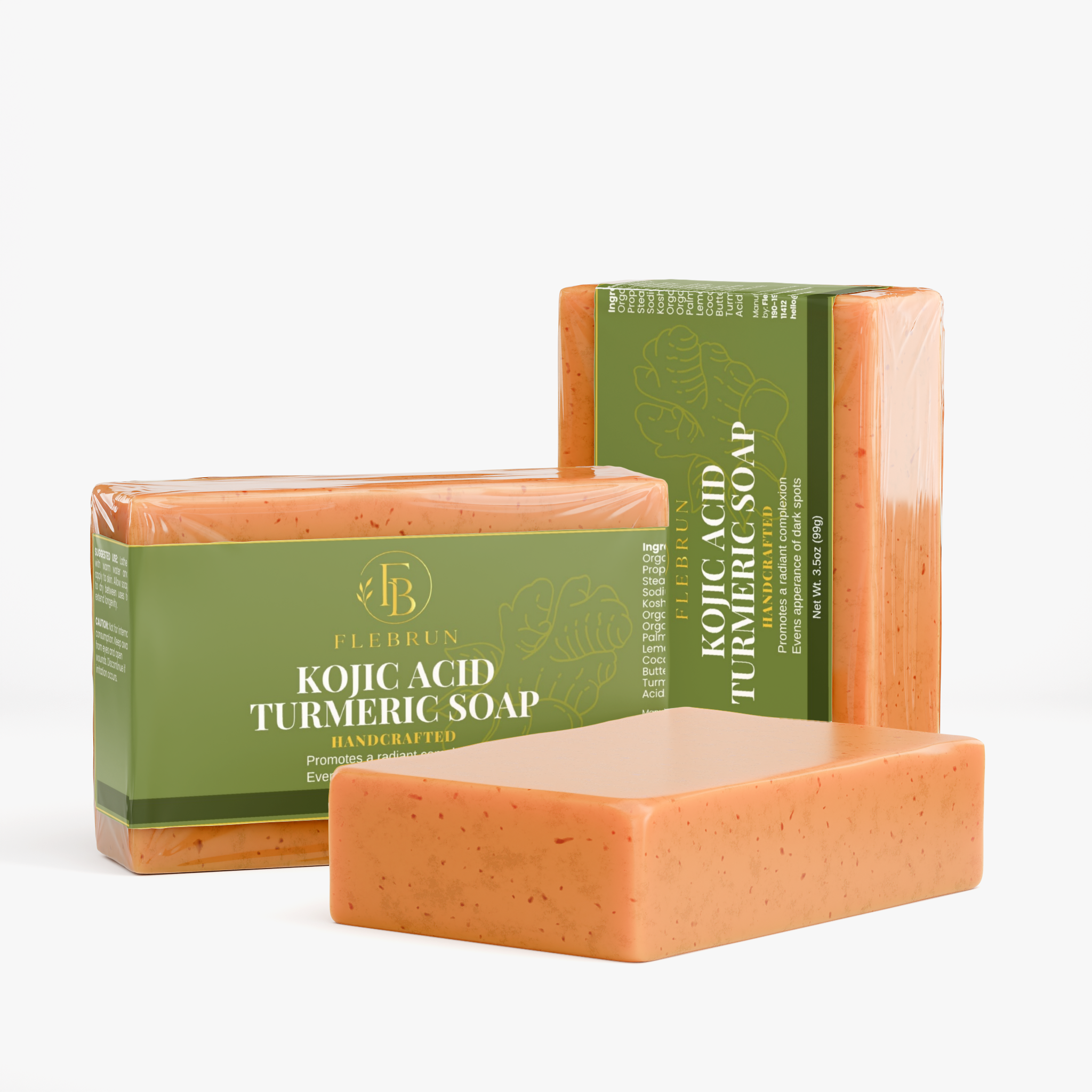 Kojic Acid & Turmeric Soap
